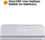 R2B Verstelbare verticale tablet en laptophouder - Model Oss - Zilver - R2B Store