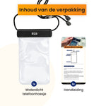 R2B Waterdicht Telefoonhoesje met Koord - 1 Stuk - Universeel - Veilig en Toegankelijk - Telefoonhoesje