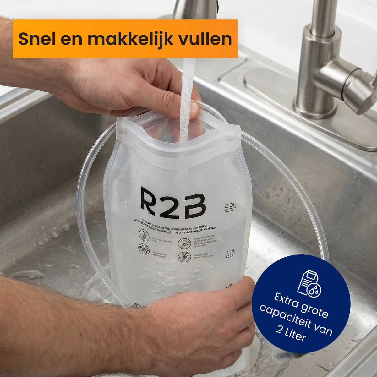 R2B Waterzak voor runningvest