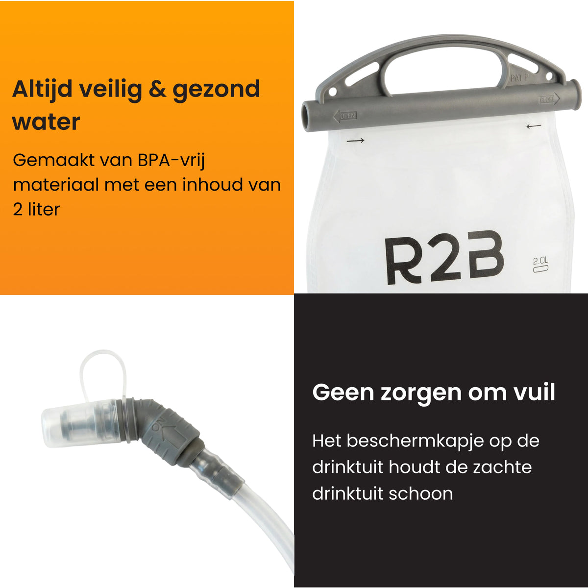 R2B Waterzak voor runningvest