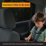 R2B Zonnescherm Auto Zijruit - 2 Stuks - Hittewerend - Universeel - Zonnescherm Auto