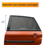 R2B Zonnescherm Auto Zijruit - 2 Stuks - Hittewerend - Universeel - Zonnescherm Auto