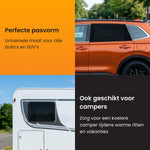 R2B Zonnescherm Auto Zijruit - 2 Stuks - Hittewerend - Universeel - Zonnescherm Auto