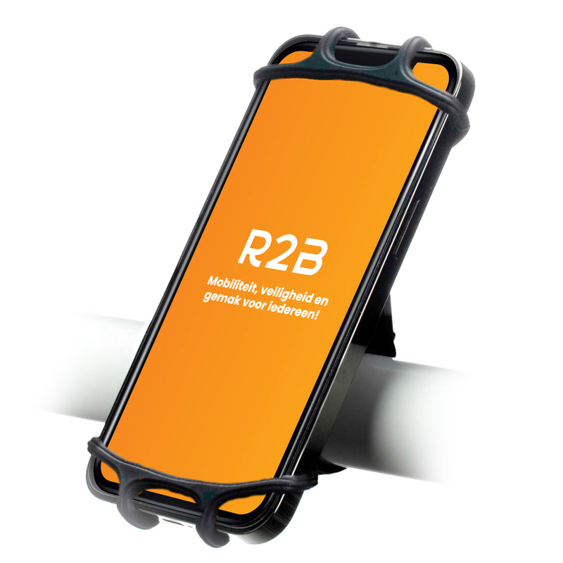 Phone holder bike, scooter and motorcycle with elastic system - Model Rotterdam