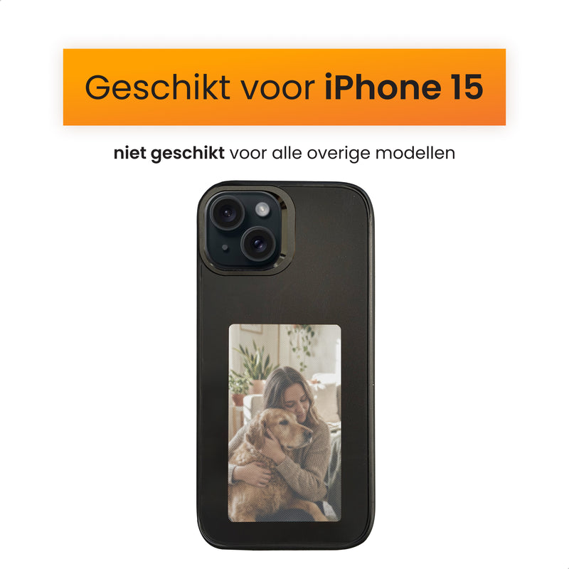 telefoon hoesje met foto die alleen geschikt is voor de iphone 15