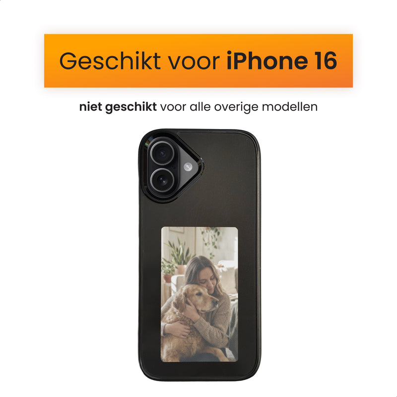 telefoon hoesje met foto die alleen geschikt is voor de iphone 16
