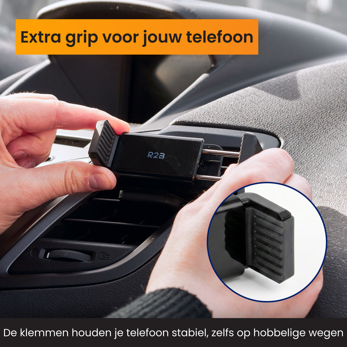 R2B Car Phone Holder - Air Vent - 360° Rotation