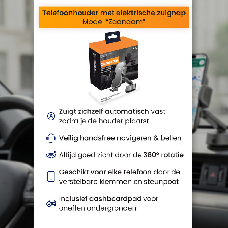 telefoonhouder auto dashboard details 