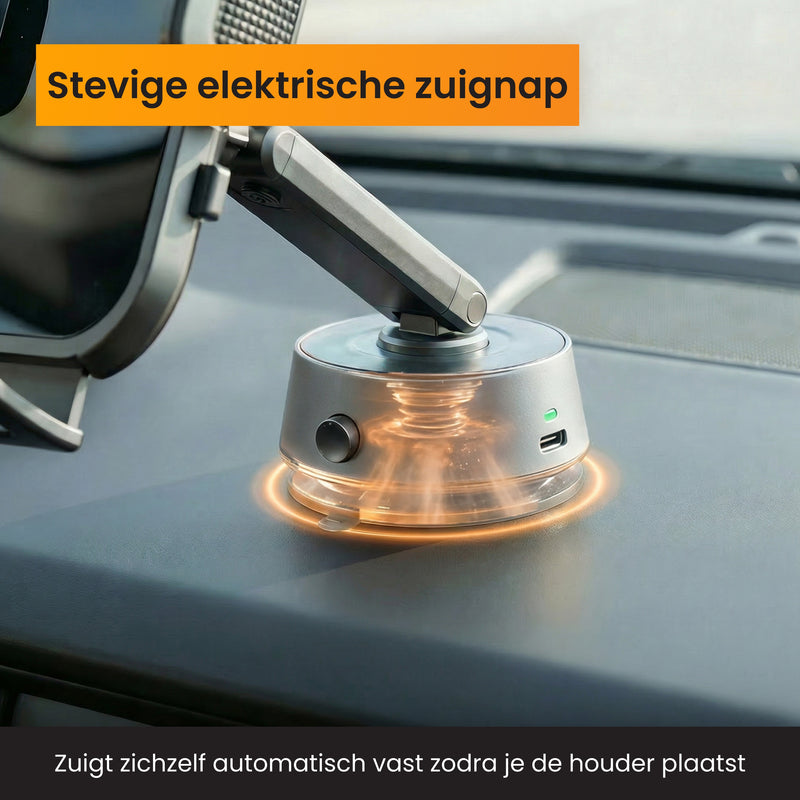 telefoonhouder auto dashboard elektrische zuignap die extra stevig is