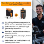 R2B Telefoonhouder Fiets, Motor, Scooter + Powerbank 10.000 mAh