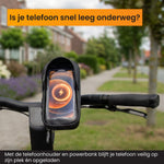R2B Telefoonhouder Fiets, Motor, Scooter + Powerbank 10.000 mAh