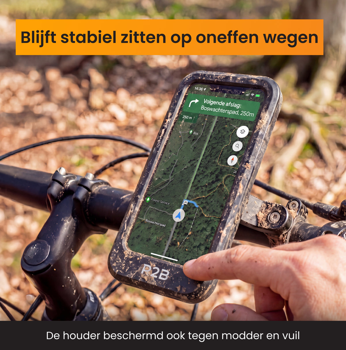 R2B Telefoonhouder Fiets Waterdicht - Waterdichte Fietshouder Telefoon