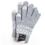 Touchscreen handschoenen heren winter- handschoenen dames winter - Model "Brugge" - Grijs - R2B - R2B Store