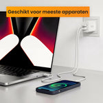 usb a naar usb c kabel 1 meter geschikt voor apparaten opladen laptop smartphone