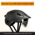 R2B Donker en Magnetisch Helm Vizier - Geschikt voor de Speed Pedelec Helm van R2B
