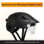 R2B Transparant en Magnetisch Helm Vizier - Voor de Speed Pedelec Helm van R2B