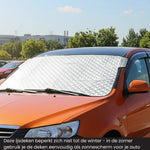 De ijsdeken is ook in de zomer te gebruiken als zonnescherm voor je auto