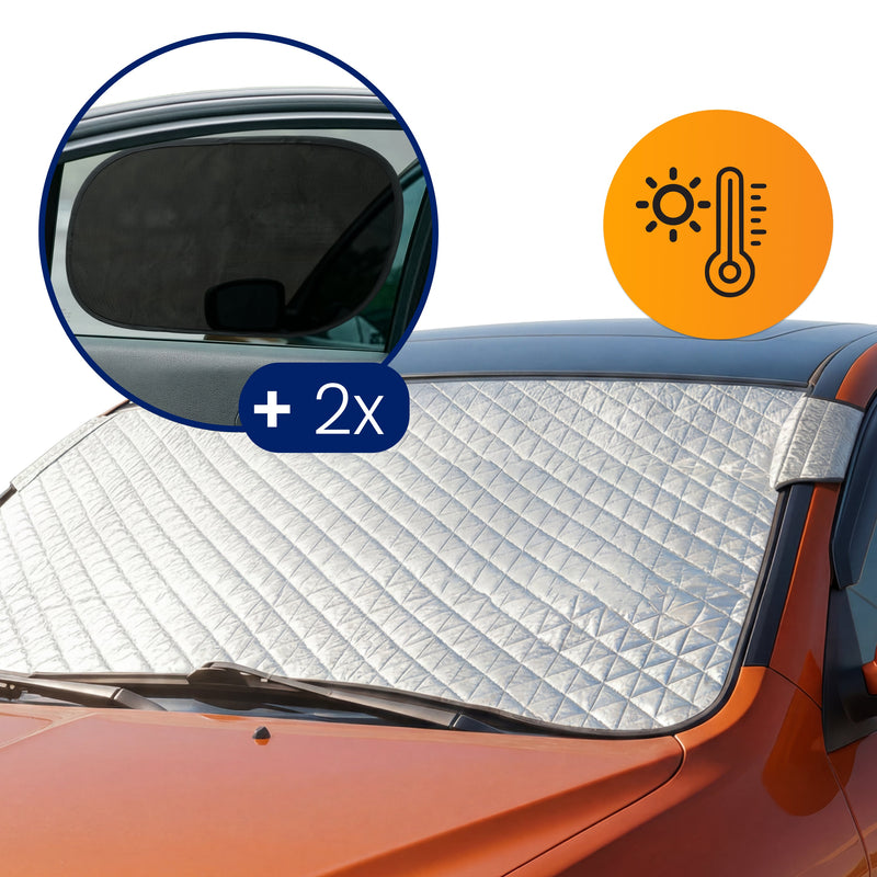 Zonnescherm Voorruit + 2 Gratis Zonneschermen Zijruit